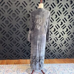 Citron | Silver Crushed Velvet Tunic